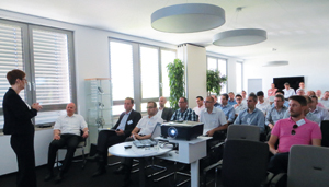 Viele Zuhörer beim INSYS icom Partnermeeting Viele Zuhörer beim INSYS icom Partnermeeting