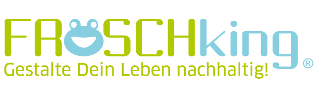 FROSCHking Logo und Slogan