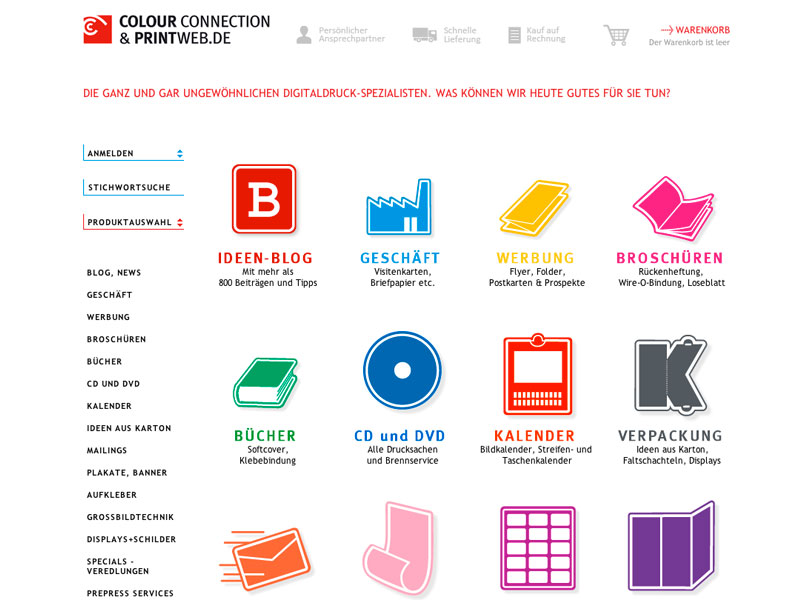 Colour Connection bietet einzigartige Druckprodukte Colour Connection bietet einzigartige Druckprodukte