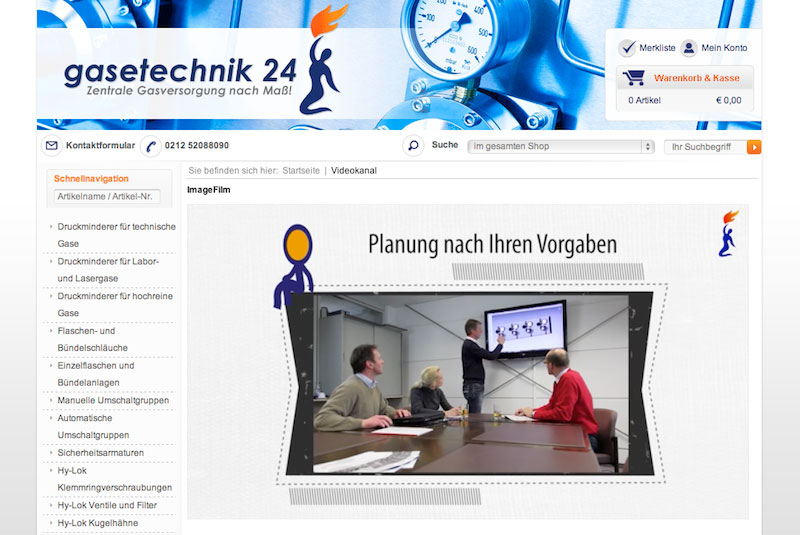neuer Imagefilm von gasetechnik24.de neuer Imagefilm von gasetechnik24.de