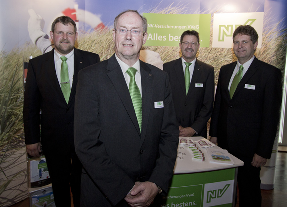 NV-Führung (v.l.): Holger Keck, Johann Cremer, Arend Arends und Dr. Frank Lühring