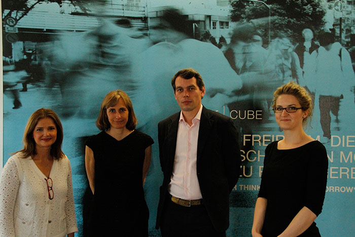 Carmen Jelinek, Carolin Henk (CHANEL), Dominik Pietzcker, Vera Kamm (MHMK-Gastgeber) Carmen Jelinek, Carolin Henk (CHANEL), Dominik Pietzcker, Vera Kamm (MHMK-Gastgeber)