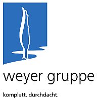 Logo der weyer gruppe | komplett. durchdacht. Logo der weyer gruppe | komplett. durchdacht.