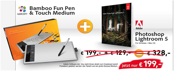 Photoshop Lightroom 5 + Bamboo Fun Pen&Touch Medium Photoshop Lightroom 5 + Bamboo Fun Pen&Touch Medium