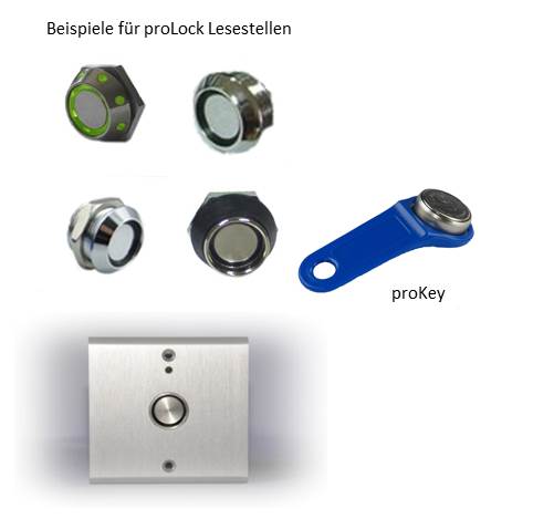 proLock Lesestellen mit proKey (iButton) proLock Lesestellen mit proKey (iButton)