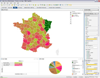 TIBCO Spotfire 3.0 erlaubt in der Visualisierung von Karten noch mehr Flexibilität. TIBCO Spotfire 3.0 erlaubt in der Visualisierung von Karten noch mehr Flexibilität.