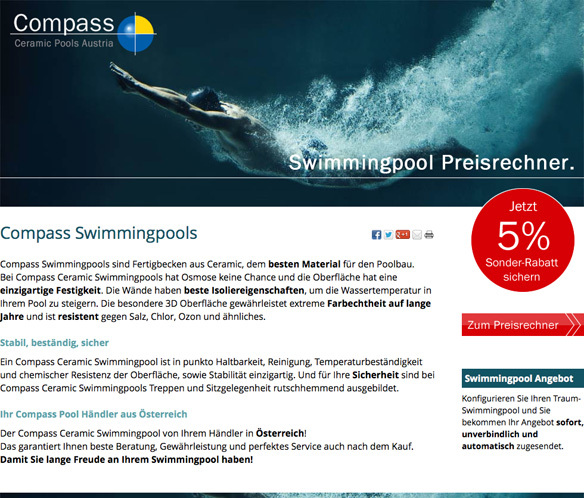 Compass Pool Preisrechner Compass Pool Preisrechner