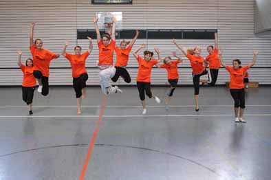 Teilnehmer im Tanzcamp
