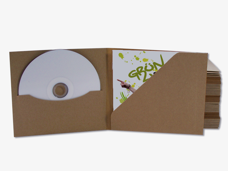 CD-Verpackung aus Recyclingkarton CD-Verpackung aus Recyclingkarton