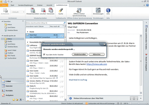 SAPERION ELM
