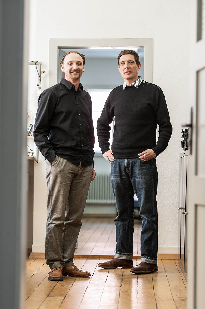 Haben die Firma www.nuilab.com gegründet: Ron Jagodzinski (links) und Götz Wintergerst. Haben die Firma www.nuilab.com gegründet: Ron Jagodzinski (links) und Götz Wintergerst.