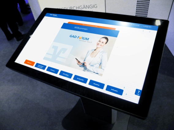 Ansicht des Messesystems von engram auf dem GAD FORUM 2013 Ansicht des Messesystems von engram auf dem GAD FORUM 2013