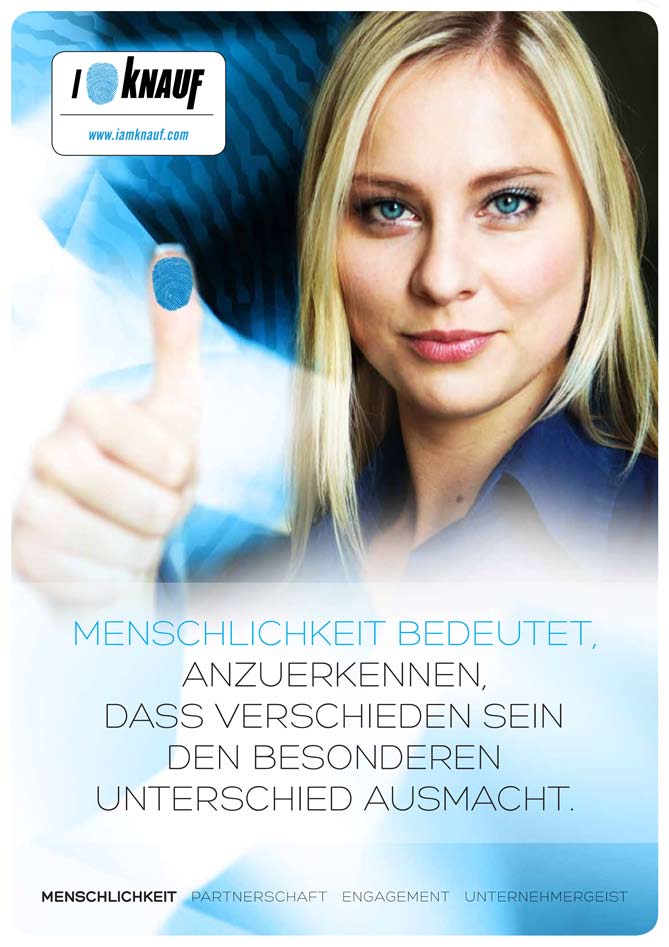 Knauf Wertekampagne Knauf Wertekampagne