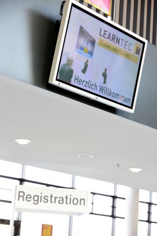 kompas Digital Signage im Einsatz bei der Messe Karlsruhe. (Foto: Lars Behrendt Fotografie)