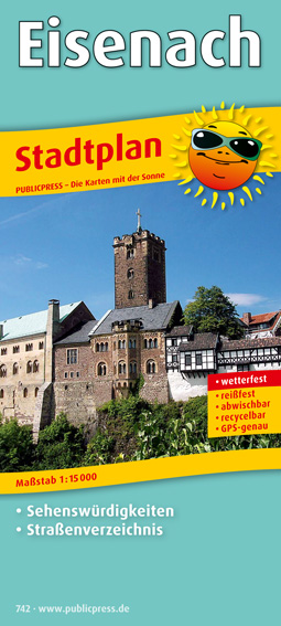 Cover Stadtplan Eisenach
