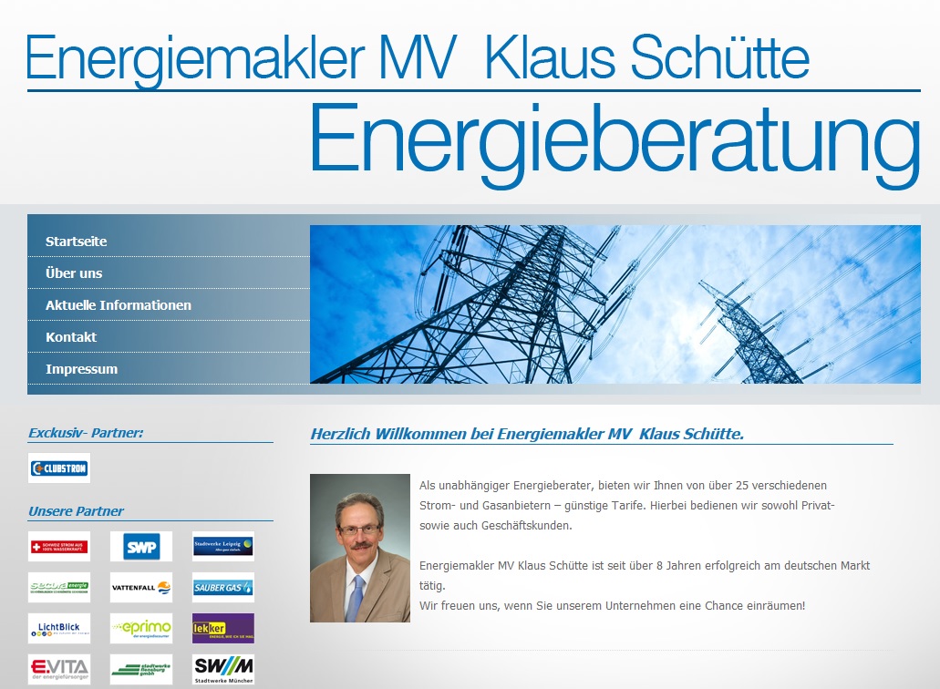 Der in Bad Doberan ansässige Energiemakler Klaus Schütte startet eine neue Beratungsinitiative