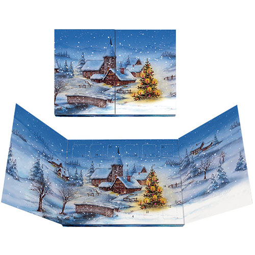 Panorama, der Premium Adventskalender als Weihnachts-Werbeartikel