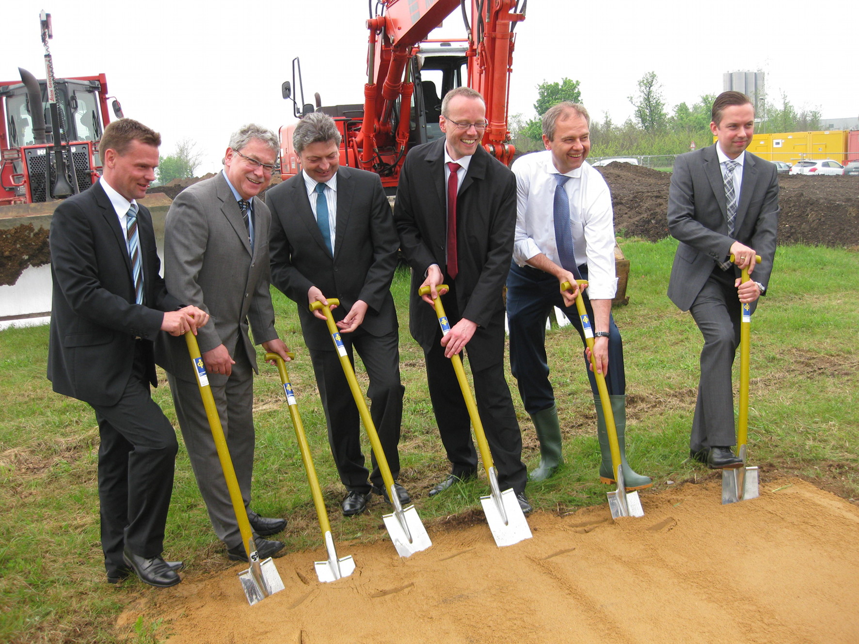 SPatenstich der neuen BOGE Komponenten GmbH&Co. KG im sächsischen Großenhain