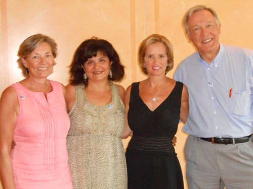(v.l.) Chantal Jourdain, Ana Galindo, Kerry Kennedy und Álvaro Middelmann (v.l.) Chantal Jourdain, Ana Galindo, Kerry Kennedy und Álvaro Middelmann