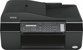 Epson Stylus Office BX300F mit den passenden Tintenpatronen.