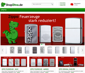 Onlineshop für Zippo Benzinfeuerzeuge
