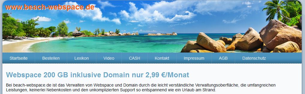 Beach-Webspace.de erweitert Leistungsumfang der Hostingpakete