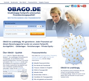 OBAGO testet Banken und Finanzberater