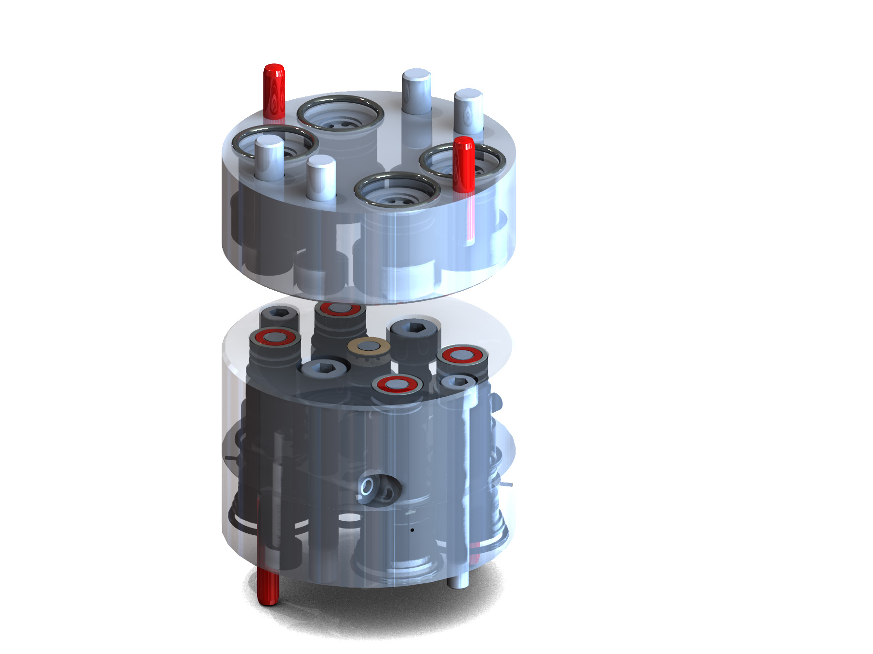 Die patentierte automatische Kupplungsmechanik (AKM) führt die glatten Kupplungsflächen zueinander Die patentierte automatische Kupplungsmechanik (AKM) führt die glatten Kupplungsflächen zueinander
