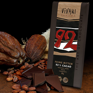 Wenig Kohlenhydrate - Feine Bitter 92% von VIVANI