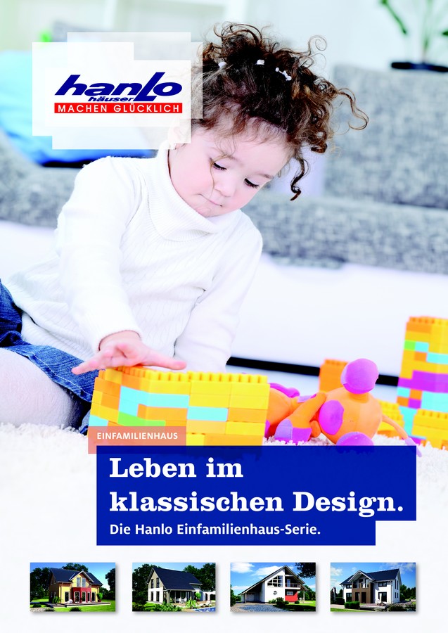Die kostenfreie Hanlo-Broschüre liefert Anregungen zum Einfamilienhausbau. (Foto: HANLO Haus)