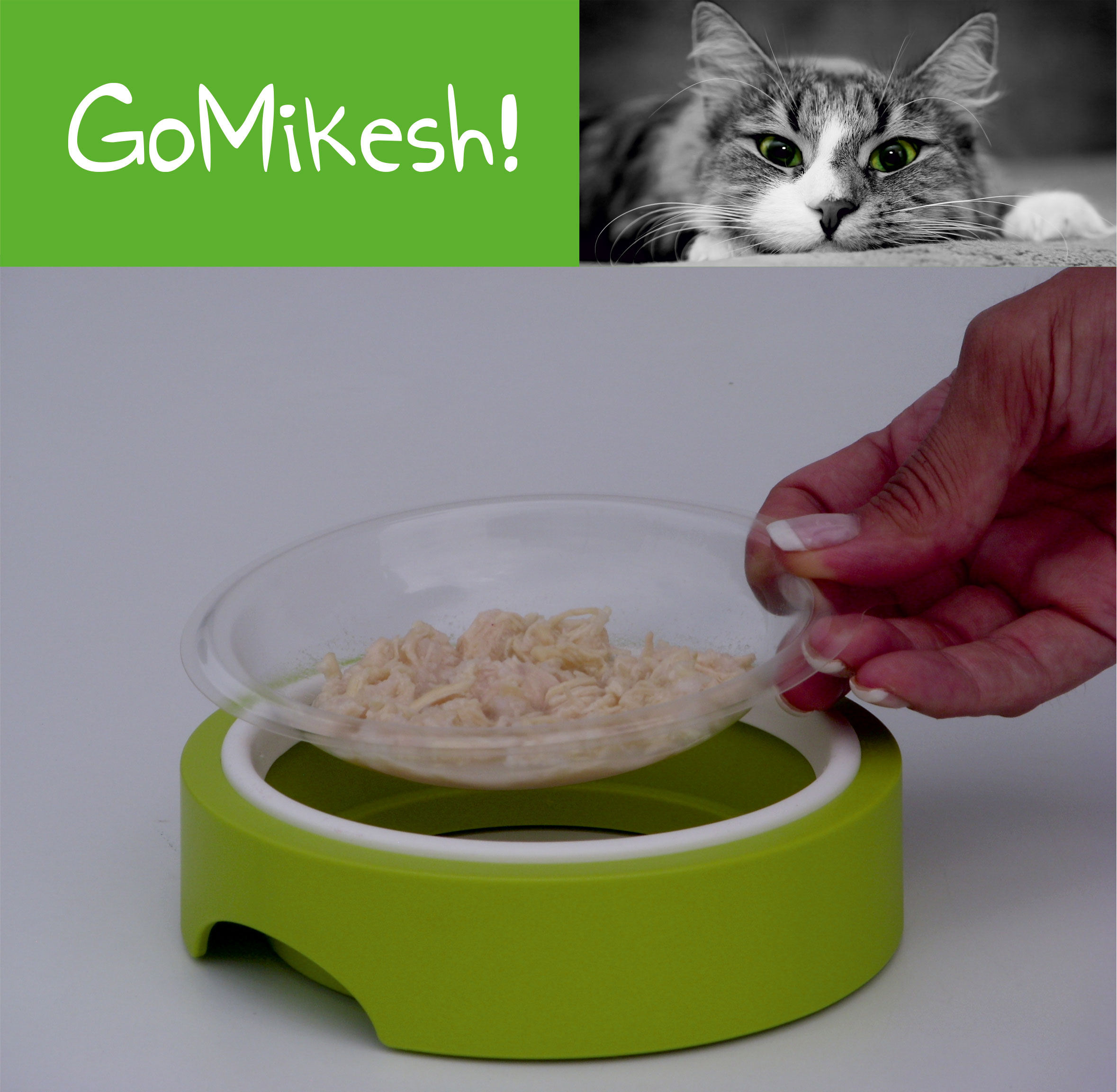Der Katzennapf GoMikesh! mit Wechselschälchen Der Katzennapf GoMikesh! mit Wechselschälchen