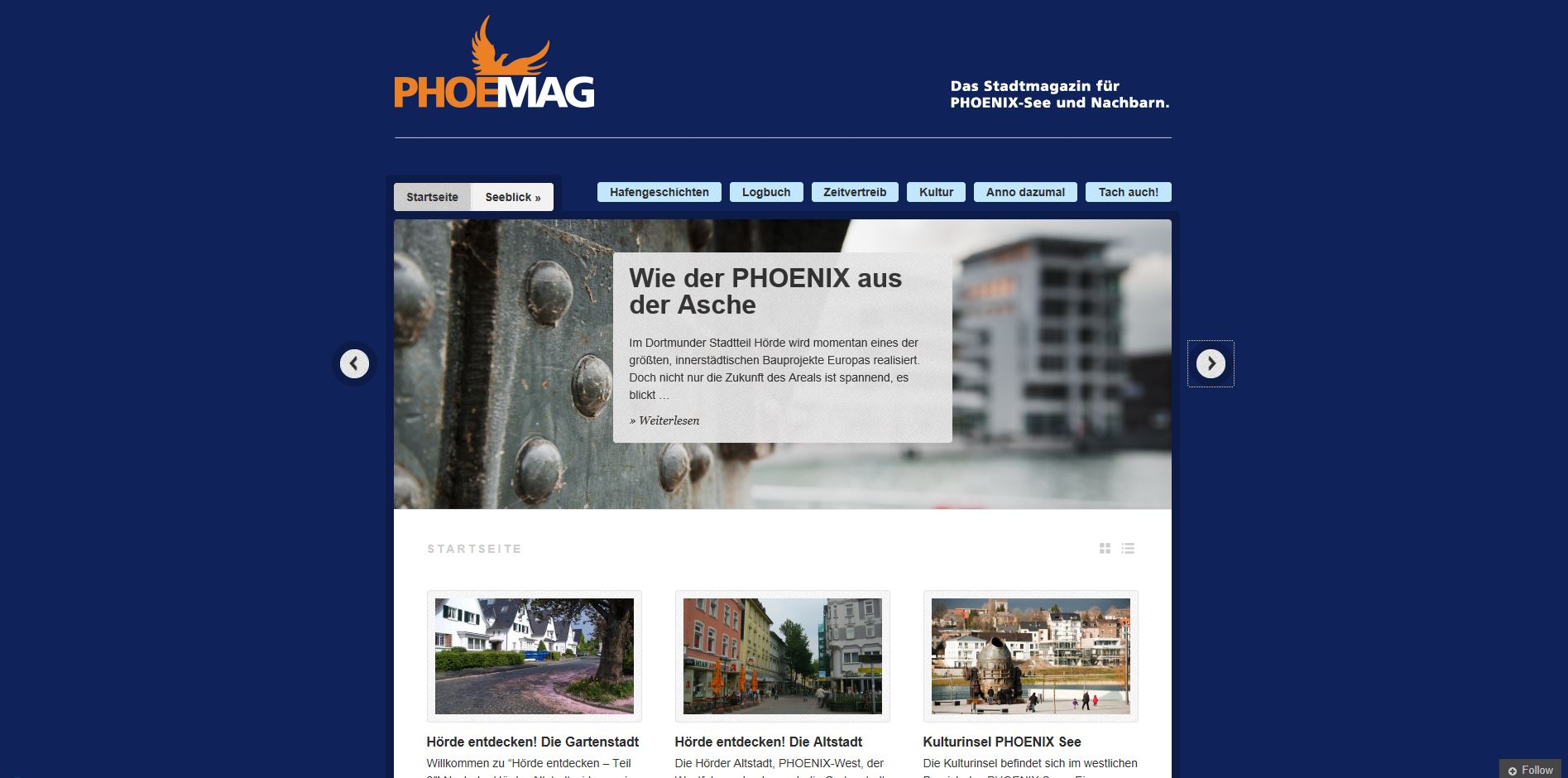 INTERBODEN betreibt das neue Stadtteilmagazin phoemag