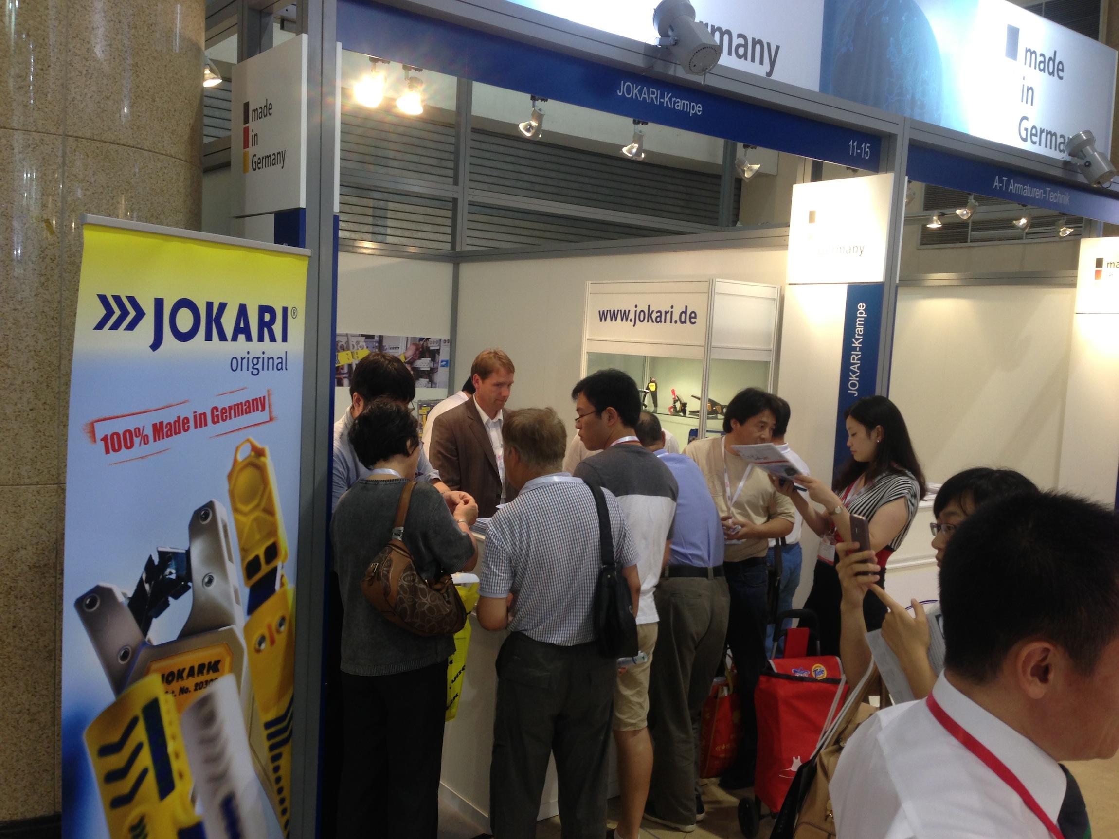 Jokari hat in der chinesischen Hauptstadt Peking an der Messe?Industrial Automation teilgenommen