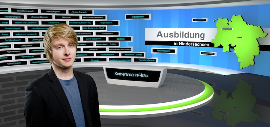 Kim-Julien Rathjen präsentiert künftig Ausbildung in Niedersachsen