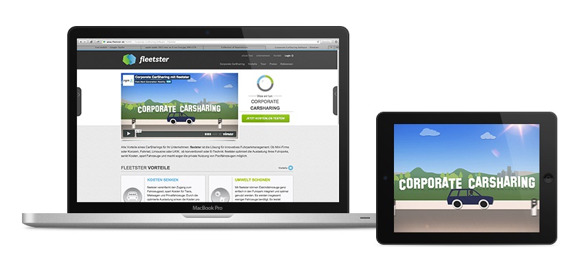 Corporate CarSharing leicht gemacht: Fleetster hilft dabei, Kosten einzusparen. Corporate CarSharing leicht gemacht: Fleetster hilft dabei, Kosten einzusparen.