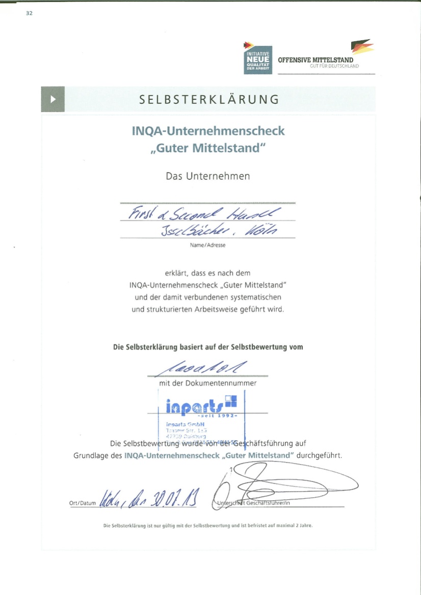 INQA-Unternehmenscheck