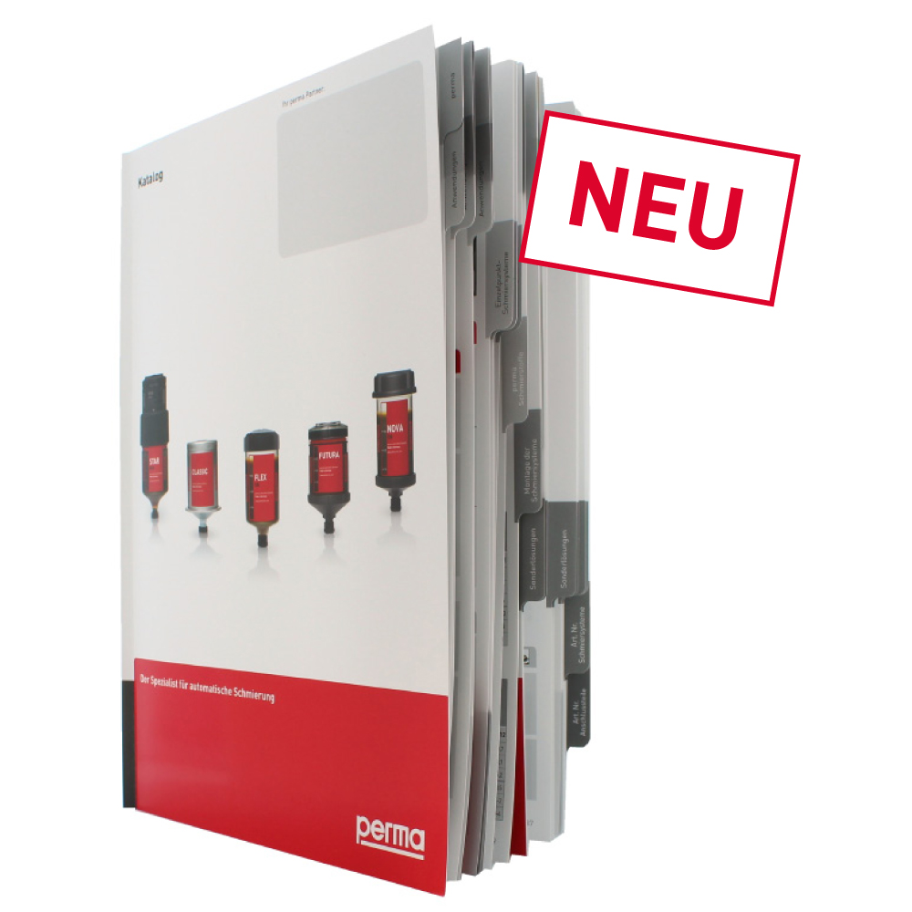 NEU - perma KATALOG - vom Spezialisten für automatische Schmierung NEU - perma KATALOG - vom Spezialisten für automatische Schmierung