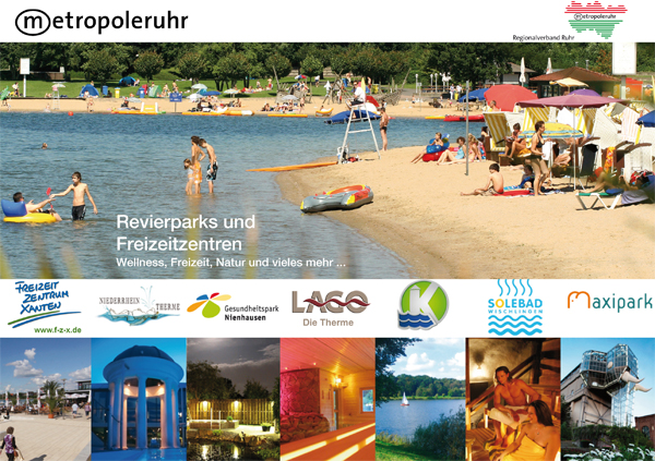 Revierparks und Freizeitzentren, Wellness und Freizeitmetropole