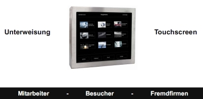 Touchscreen für Unterweisungen Touchscreen für Unterweisungen