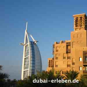 Burj al Arab vom Mina al Salam aus