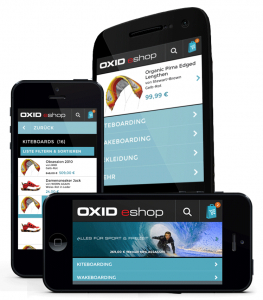 OXID eShop mobile theme OXID eShop mobile theme