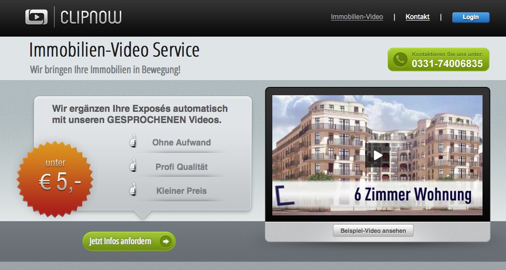 clipnow.com Webseite clipnow.com Webseite