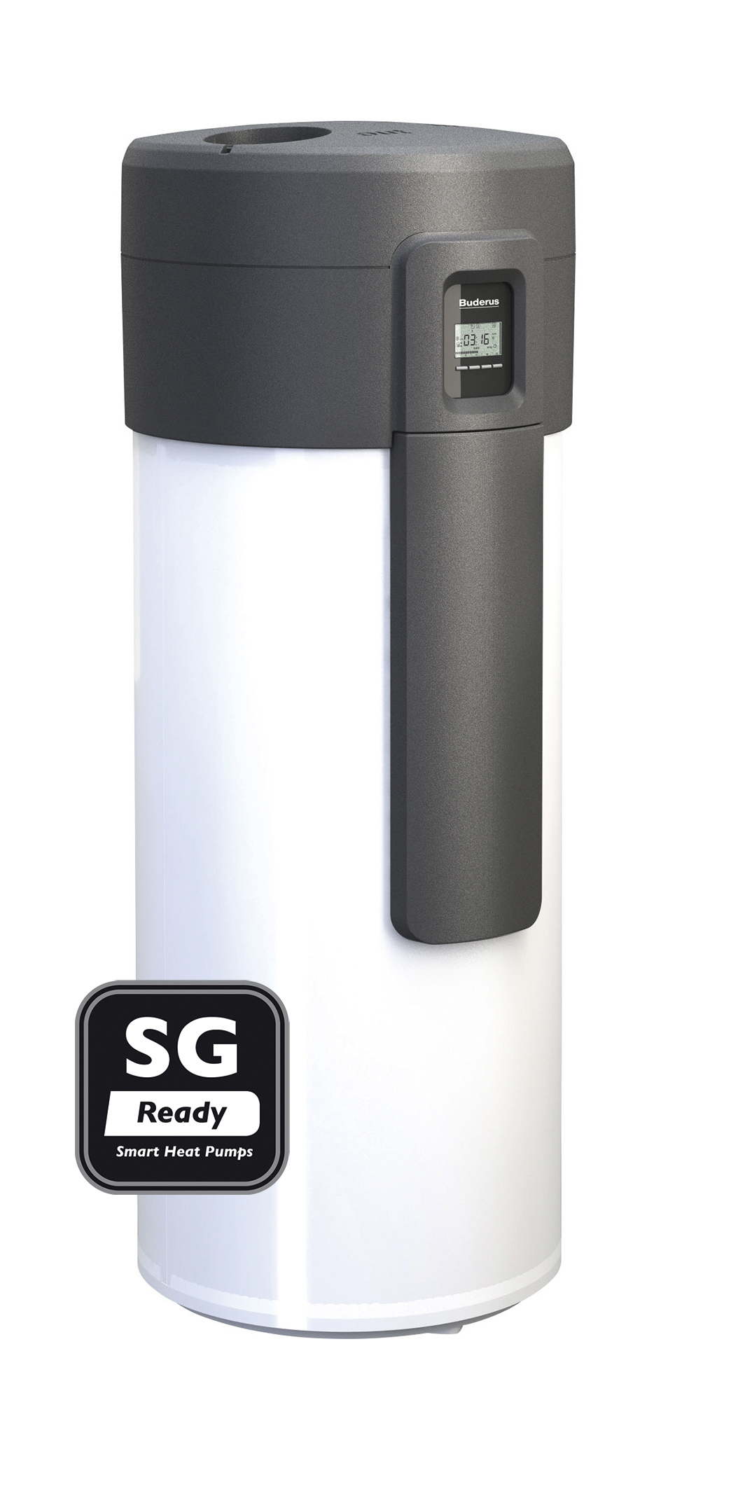Die Buderus Trinkwasser-Wärmepumpe Logatherm WPT270/2 hat das Smart Grid ready-Label erhalten. Die Buderus Trinkwasser-Wärmepumpe Logatherm WPT270/2 hat das Smart Grid ready-Label erhalten.