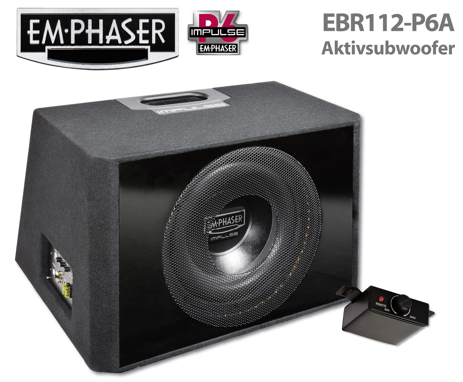 EBR112-P6A: druckvoller Aktivsubwoofer von Bass-Spezialist Emphaser EBR112-P6A: druckvoller Aktivsubwoofer von Bass-Spezialist Emphaser
