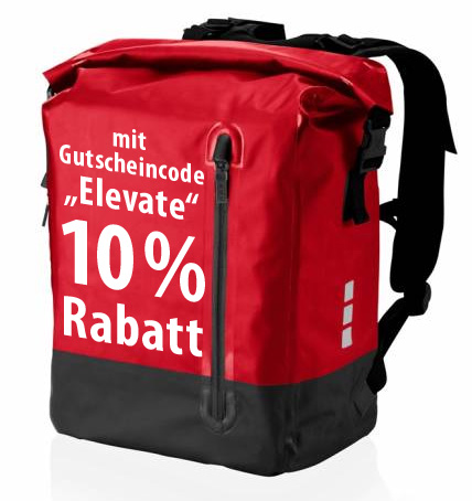 10 % Rabatt auf wasserdichte Taschen und Rucksäcke von Elevate bei Werbeartikel Dresden
