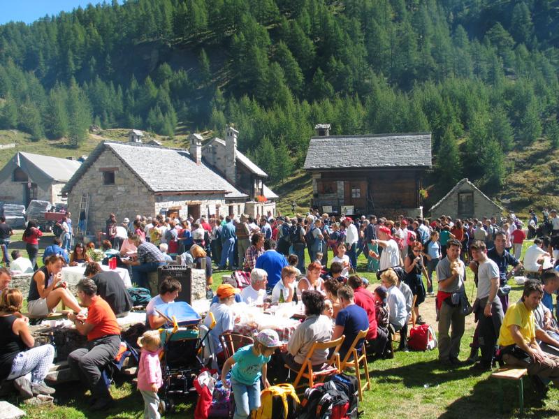 Fest in Crampiolo - Autor I. De Negri