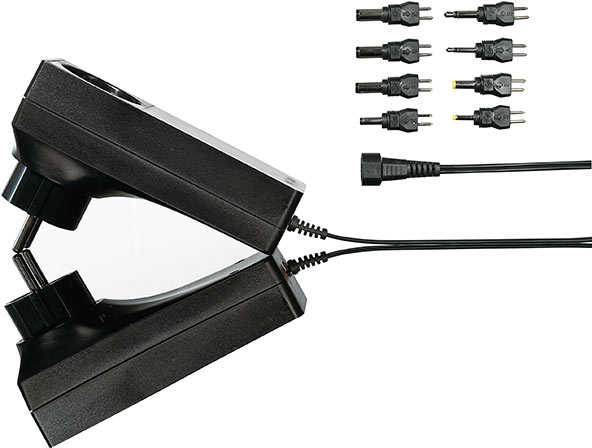 Das Universal-Steckernetzteil ist mit seinen 18 Watt undÜberhitzungsschutzüberaus belastbar. Das Universal-Steckernetzteil ist mit seinen 18 Watt undÜberhitzungsschutzüberaus belastbar.