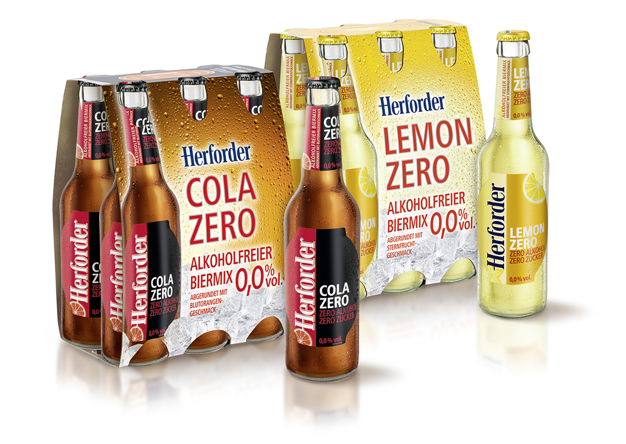 Neu: Herforder Cola Zero und Herforder Lemon Zero
