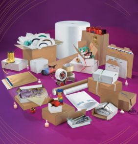Am Rajapack-Stand auf der dmexco können die Besucher viele neue Verpackungen selbst testen.