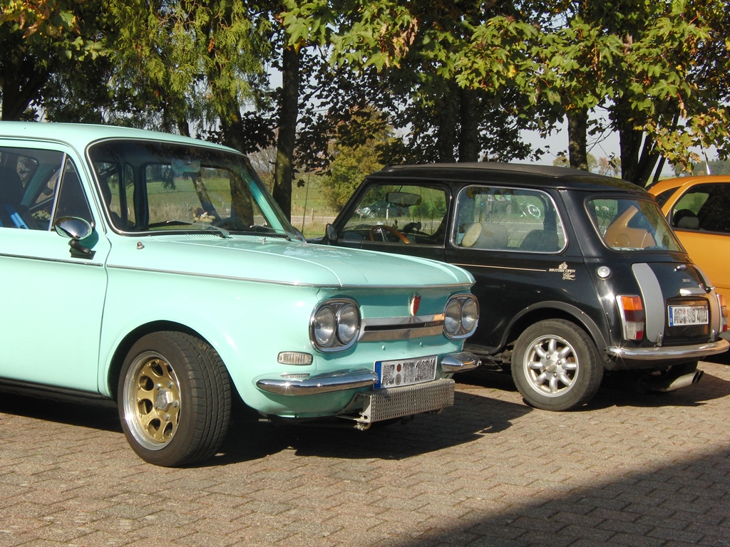 Historische Kleinwagen wie NSU Prinz oder Mini treffen sich erstmals in Eschweiler.